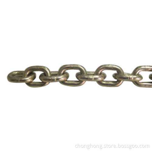 Ordinary Mild Steel Link Chain, Made of Galvanized Steel or Stainless Steel AISI304&316